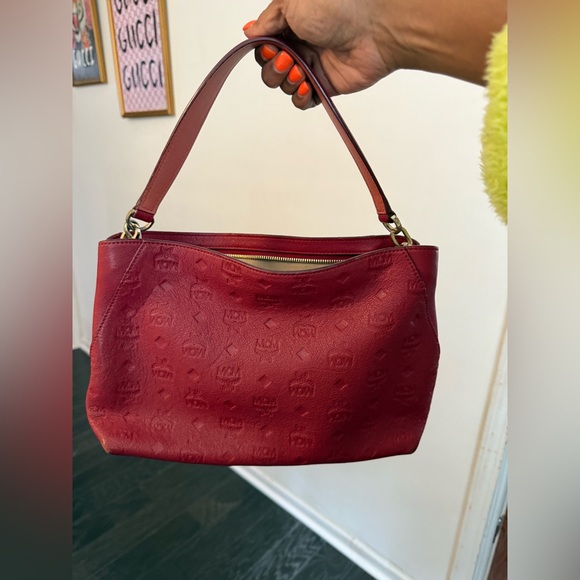 MCM Red Crossbody Bag - Picture 1 of 12